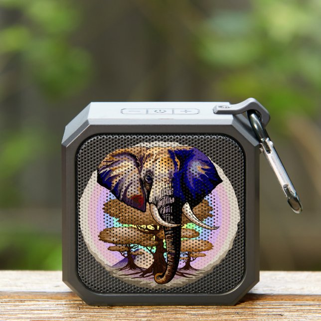 African Elephant Surreal Portrait  Bluetooth Speaker (Insitu(Outdoor))