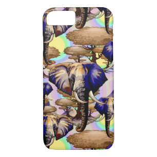 African Elephant Surreal Portrait  iPhone 8/7 Case