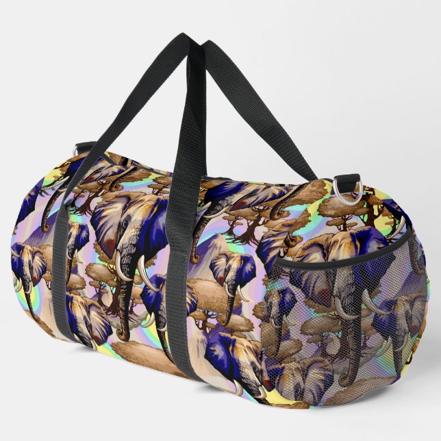 African Elephant Surreal Portrait  Fanny Pack (Right Corner)