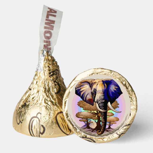 African Elephant Surreal Portrait  Hershey®'s Kisses® (Front)