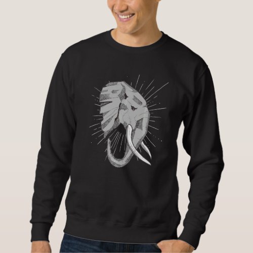African Elephant Sweatshirt