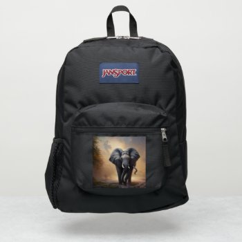 African Elephant- The King Jansport Backpack by Dream_Cupboard at Zazzle