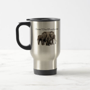 African Elephant Travel Mug