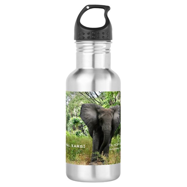 African Elephant Water Bottle (Front)