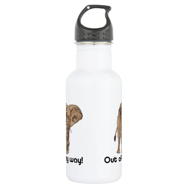 African Elephant Water Bottle (Front)