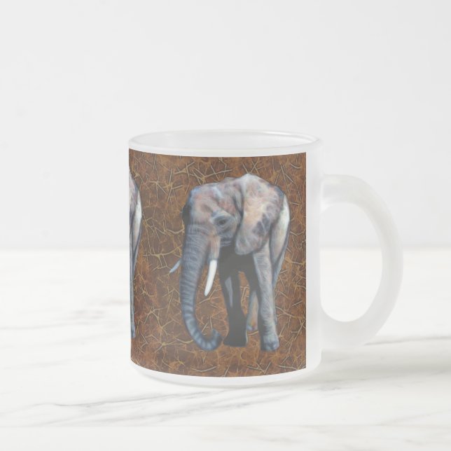 African Elephant Wildlife-supporter Drinking Mug (Right)