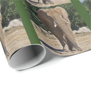 African Elephant Wrapping Paper