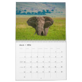 African Elephants 2021 Wall Calendar | Zazzle