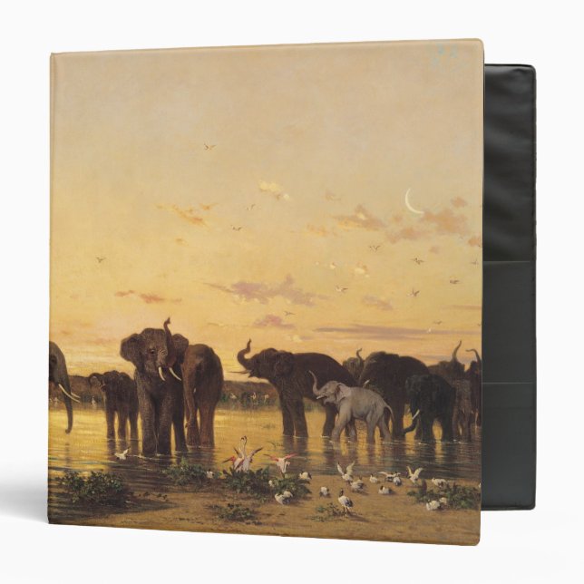 African Elephants Binder (Front/Inside)