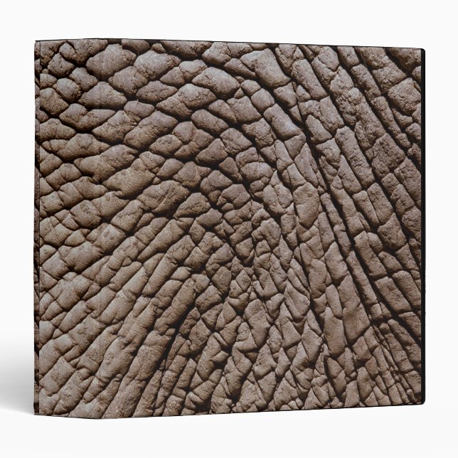 African elephant's (Loxodonta africana) skin Binder (Front/Spine)