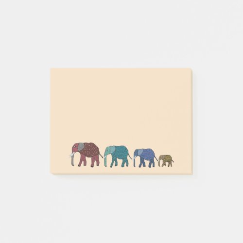 African Elephants Post_it Notes