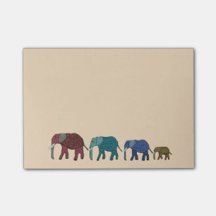 African Elephants Post-it® Notes