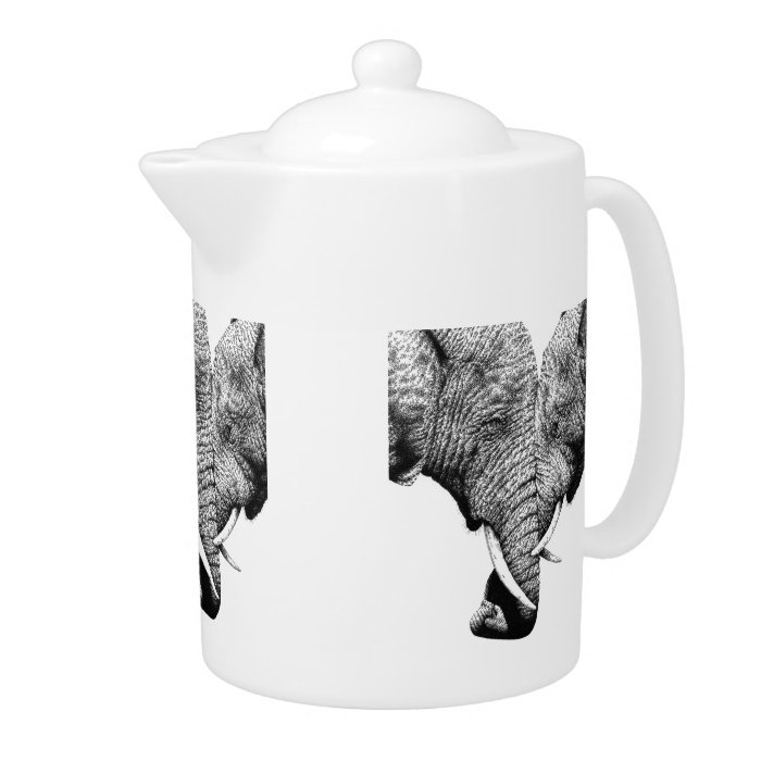 African Elephants Teapot