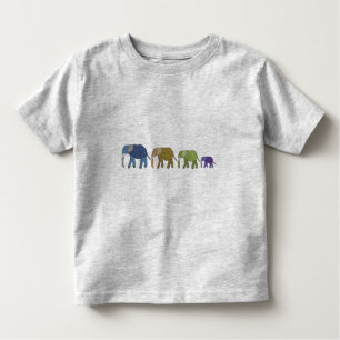 African Elephants Toddler Shirt