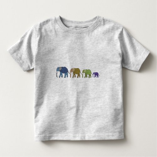 African Elephants Toddler Shirt
