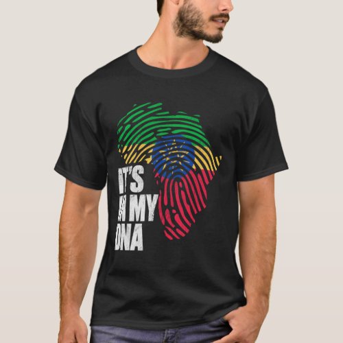 African Ethiopian It_s In My DNA Africa Melanin Et T_Shirt
