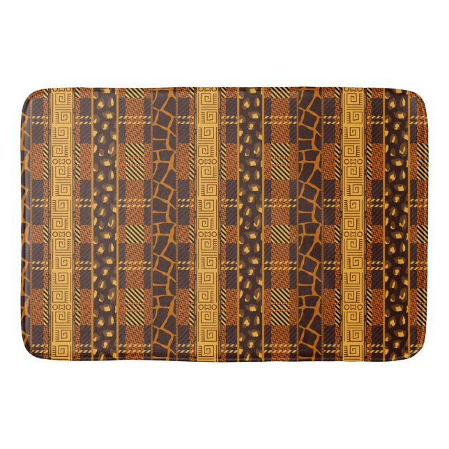 African Ethnic  Bath Mat (Front)