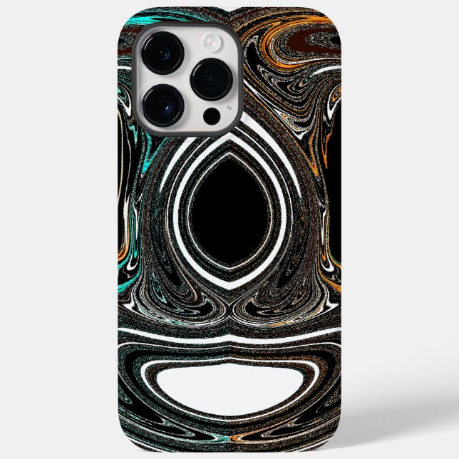 African Ethnic Doodle | Zebra Textured Abstract Ar Case-Mate iPhone Case (Back)
