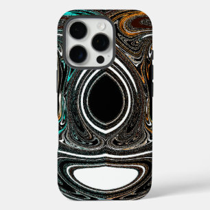 African Ethnic Doodle Zebra textured Art Print iPhone 16 Pro Case