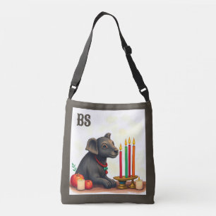 african ethnic Kwanzaa Wild Animals in Disguise Crossbody Bag