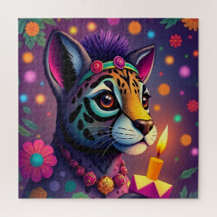 african ethnic Kwanzaa Wild Animals in Disguise Jigsaw Puzzle