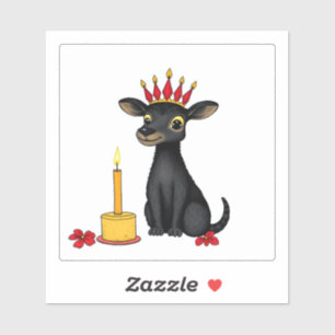 African ethnic Kwanzaa Wild Animals in Disguise Sticker