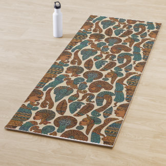 African Ethnic Pattern Art  Yoga Mat