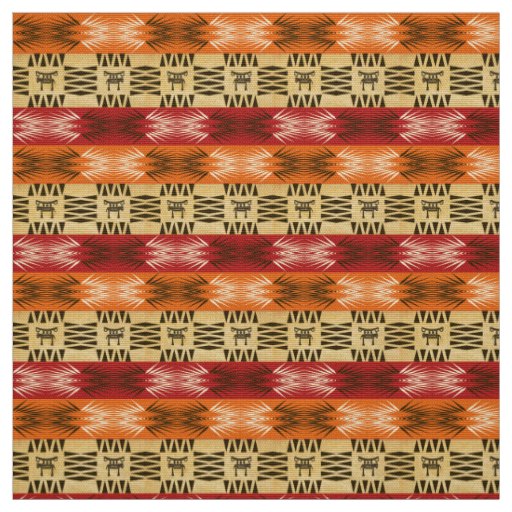 african ethnic pattern fabric