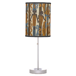 African Ethnic Patterns Table Lamp