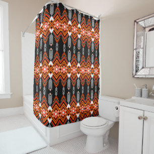 African Ethnic Shower Curtain