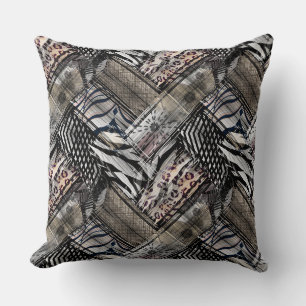 African, ethnic . throw pillow