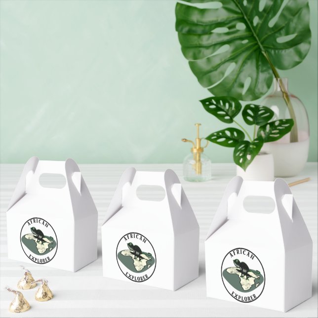 African Explorer     Favor Boxes (Multiple)