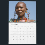 African Faces Wall Calendar<br><div class="desc">African Faces Wall Calendar</div>