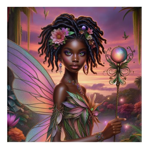 African Fairy Acrylic Print
