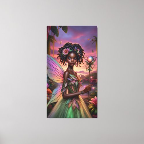 African Fairy Canvas Print