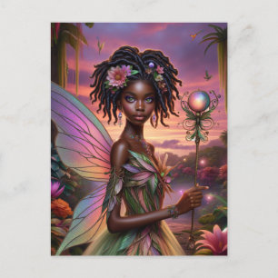 African Fairy Postcard
