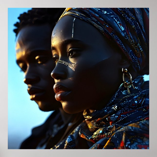 African fashion art poster (Front)