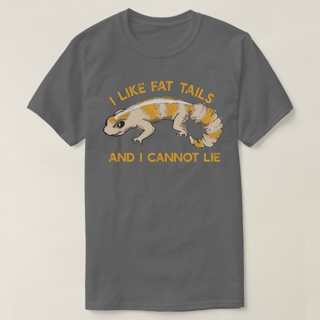 African Fat Tailed Gecko  T-Shirt (Design Front)