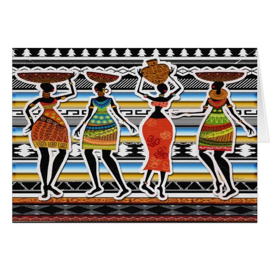 African Feast Cards (Front Horizontal)