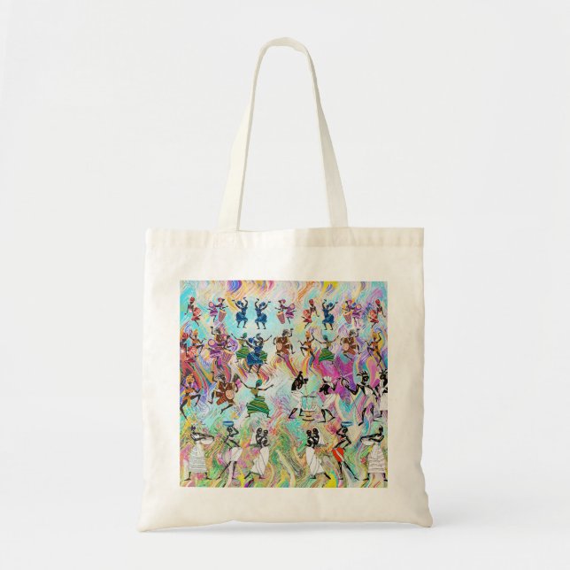 African Feast: Rhythms of Unity  Tote Bag (Front)