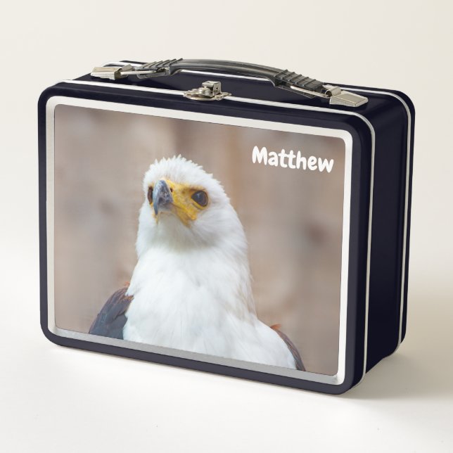 African Fish Eagle Metal Lunchbox (Front)