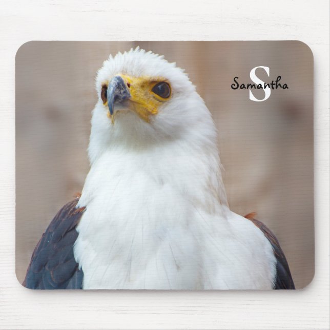 African Fish Eagle Mouse Pad (Front)