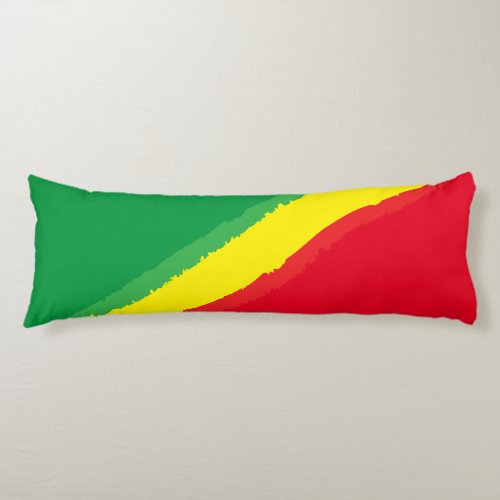 African Flag Colors Body Pillow