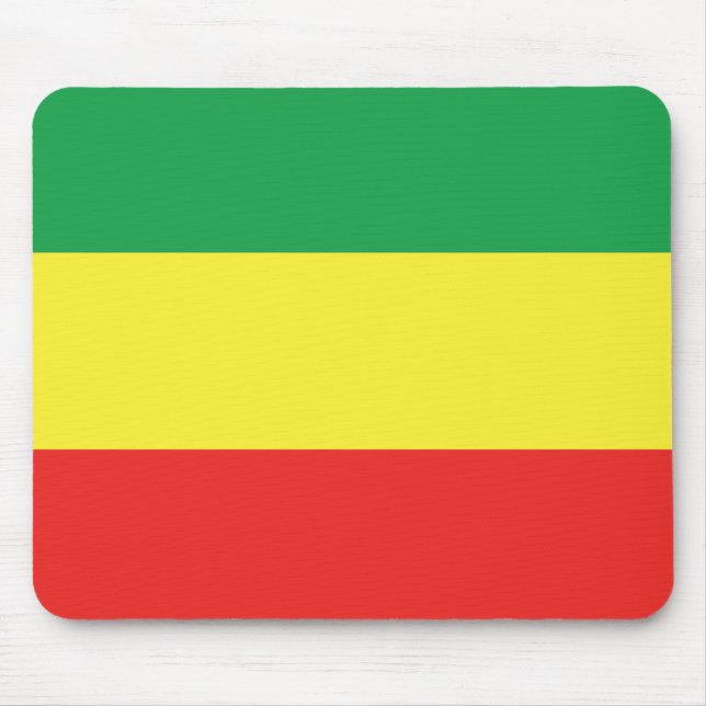 African flag colors mouse pad (Front)