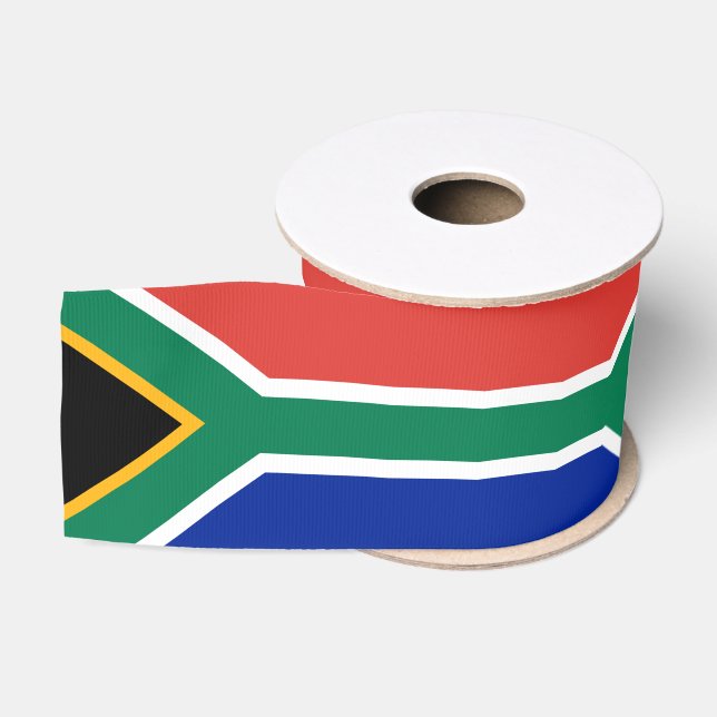 African Flag & South African travel, holiday/sport Grosgrain Ribbon (Spool)