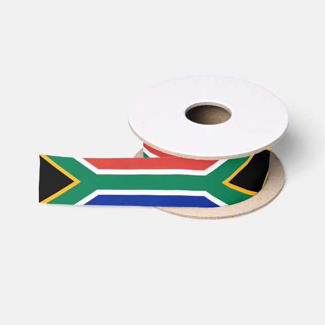 African Flag & South African travel, holiday/sport Satin Ribbon (Spool)