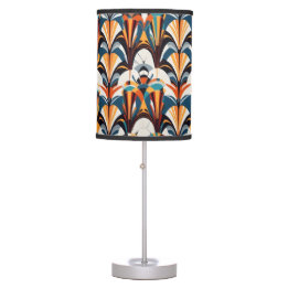 African Folk Art Pattern Table Lamp