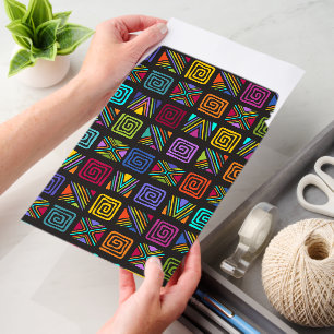 African Folk Art - Seamless Shapes Pattern 3a Envelope Mailers