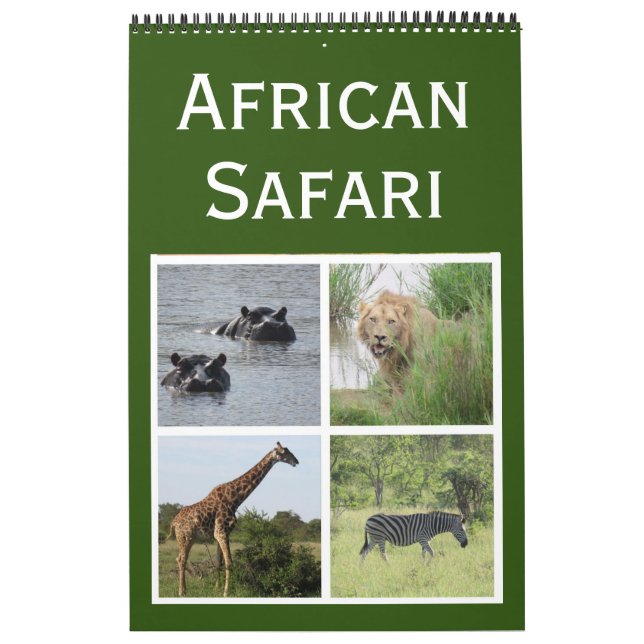 african game drive 2026 calendar (Cover)