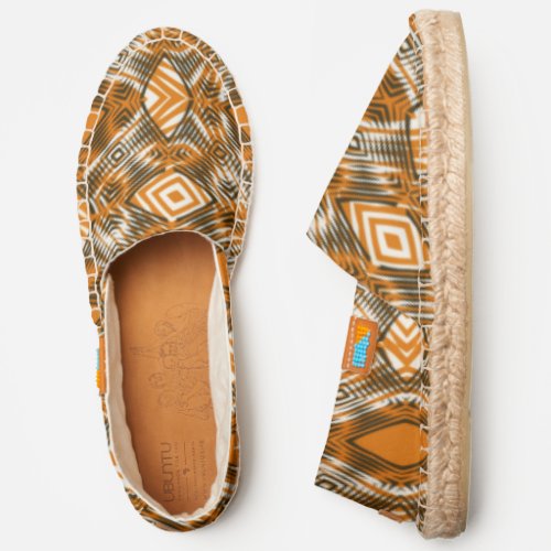 African Geometric Motifs Espadrilles